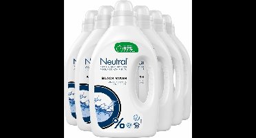 Neutral Vloeibaar Wasmiddel Zwart - 6 x 20 wasbeurten - Voordeelverpakking