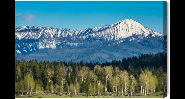 Schilderijkoning - Canvas Schilderij Grand Teton National Park In De Vs - 40 x 30 cm