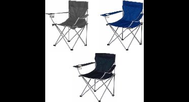 Lifetime Garden klapstoel met bekerhouder 80 cm Grijs of Blauw