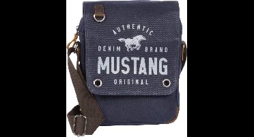 MUSTANG Schoudertas Houston Shoulderbag Flap Navy Donkerblauw