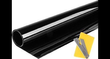 Auto raamfolie - Zelfklevend - 5% - 300 x 75cm - Zwart