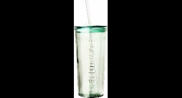 Gusta Glas met rietje 550ml In a Jar