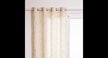Atmosphera Gordijnen Nour - 130 x 260 cm - Extra lang - Ivoor - Katoen