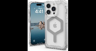 UAG - Plyo Mag geschikt voor iPhone 15 Pro Hoesje - transparant/zilver