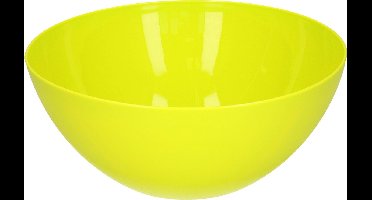 Plasticforte Serveerschaal/saladeschaal - D26 x H12 cm - kunststof - groen - 3500 ml