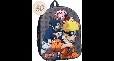 Naruto Ninja In Training 3D Rugzak - Zwart - Kinderen - Jongens