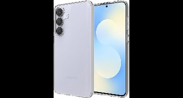 Just in Case hoesje geschikt voor Samsung Galaxy S25 FE Hoesje Siliconen - Flexibele Case - Transparant