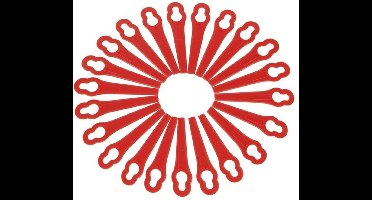 50 kunststof messen voor snoerloze grasmaaiers, nauwkeurig snijden, tuingereedschap, accessoires-Tuingereedschap, accessoires voor het maaien van onkruid