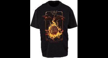 Game Of Thrones House of the Dragon - Fire Will Reign Unisex T-shirt - zwart - XL
