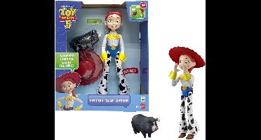 Disney en Pixar Toy Story 5 Beestenpraat Jessie - Actiefiguur van 30 cm en JD varken met 35 geluiden - Frans