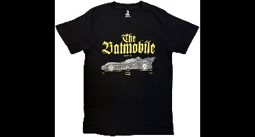DC Comics Batman - The Batmobile Heren Tshirt - L - Zwart
