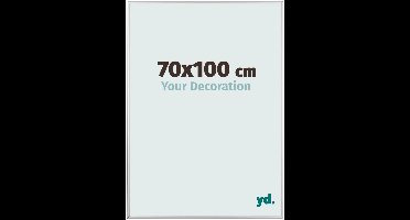 Your Decoration - Puzzellijst 70x100 cm - Zilver Mat - Puzzellijst 1500-2000 stukjes - Aluminium Fotolijst - Kent