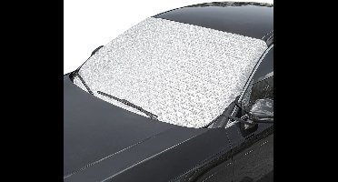 ProPlus Zonnescherm Auto - Warmtewerende Raamfolie - 4-laags - Zonwerend - Voorruit Bescherming Auto - 144,5 x 95 cm - Zilver