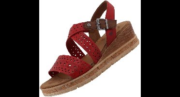 Mustang damessandaal rood
