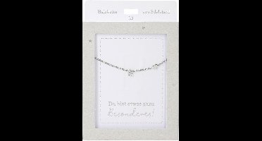 Depesche ketting zilver letter R hartje - sieraden cadeau.