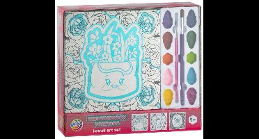 Creative Craft Group aquarel schilderen set - canvas plantjes voor kinderen.