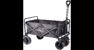 Outdoor Bolderwagen Opvouwbaar Zwart