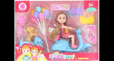 KiddyGo poppen speelset met accessoires - modepop - multicolor.