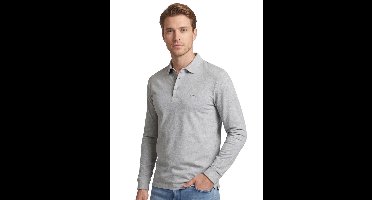 Hugo Boss polo lange mouw grijs