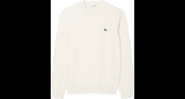 Lacoste herentrui katoen - O-hals - bloemwit