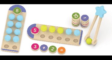 Learning Resources houten tel- en matchset educatief speelgoed.