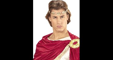 Widmann Romeinse laurierkrans - Goudkleurige kroon voor volwassenen