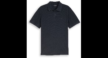Tom Tailor - Poloshirt in used-look - Maat L - navy tonal stripe
