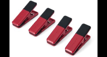 Keukenclips, Set van 4, Kunststof, Rood - KitchenAid