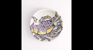 Tokyo Design Studio - Seafood Sausschaaltje - Kreeft - Paars - 150 ml - 9,5 x 3 cm