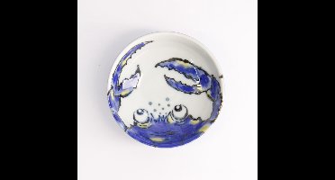 Tokyo Design Studio - Seafood - Sausschaaltje - Krab - Blauw - 9,5x3cm - 150ml