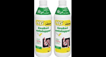 HG keukenontstopper - 1000ml - Effectieve en natuurlijke gootsteenontstopper | 2 Stuks
