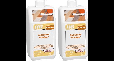 HG Laminaatreiniger Zonder Glans Reiniger - 1000 ml - 2 Stuks !