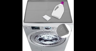 Non-slip waterdichte wasdroogmat voor top-loader wasmachines - Bescherming voor de wasruimte in grijs