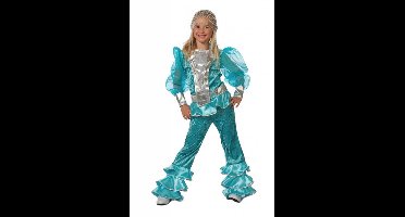 Mama Mia kostuum kind blauw - Maat 164