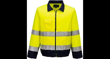 Portwest Madrid Hi-Vis Jack TX70 - Geel/Marine - M