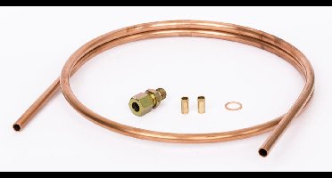 Danfoss Stuurleiding AF Cu-buis d:10 x 1 mm x 1500 mm, G1/4, 003G1391