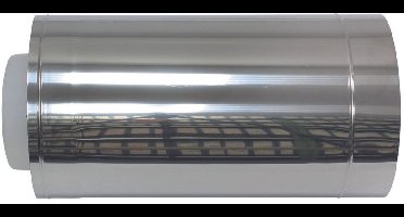 Vaillant Verlengstuk DN 300/200 0,5 m roestvrij staal voor rookgasafvoersysteem gevel DN 200, 0020095578
