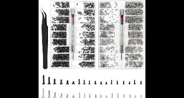 1000 Stuks Micro Reparatie Schroeven Set voor Brillen, Laptops, Sieraden - M1.2 M1.4 M2