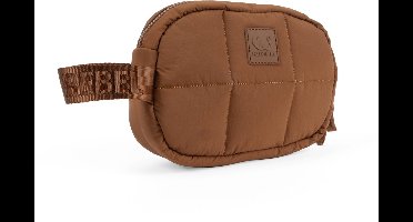 Fresh 'n Rebel Coze Mini - Puffy Etui & Organizer - Compacte Reistas voor Accessoires - Opbergtas met Slimme Vakindeling - Premium Afwerking - Latte Brown