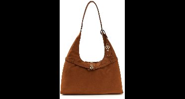 GUESS schoudertas Ella Hobo Cognac bruine