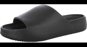 Heren slippers effen zwart 41