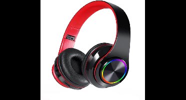 KINSI Gaming Headset met Bluetooth 5.3 - Draadloze Hoofdtelefoon met 3 Verbindingsmodi (Bluetooth/TF-Kaart/AUX) - 50mm Drivers & Ruimtelijk Geluid