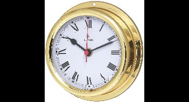 Delite 866c Altitude Ship Clock Goud B x H: 150 mm x 42 mm