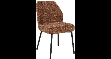 Livingfurn Eetkamerstoel Tess Bordeaux - Set van 2