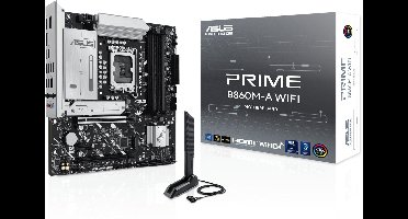 ASUS PRIME B860M-A WIFI - Moederbord - Micro-ATX - Intel B860 - LGA 1851
