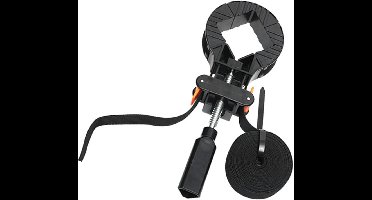 Snelspan Houtbewerkings Bandklem - Hoeklijstklem voor Laden & Houten Kozijnen (Zwart)