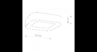 Lyora Led plafondlamp Puebla - 9513