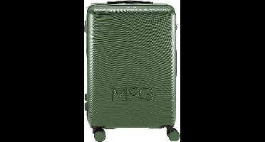 McGregor SoHo Koffer - Reiskoffer met 4 Dubbele Zwenkwielen en TSA-Slot - Donkergroen - 64cm