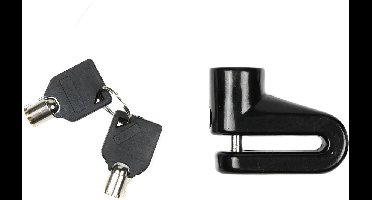 Stahlex Schijfremslot met houder - weerbestendig - Ø 5.5 mm - inclusief 2 sleutels