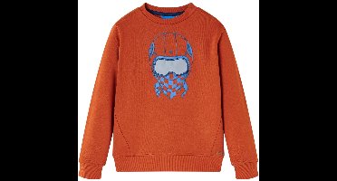 vidaXL - Kindertrui - 104 - lichtroestkleurig